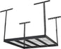 Klutch Overhead Garage Storage Rack — Adjustable Height, 48in.L x 48in.D x 23–37in.H