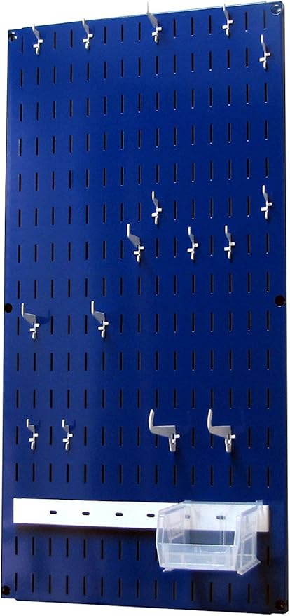 Wall Control Jewelry Organizer Wall Hanging Jewelry Holder Kit Wall Mounted Necklace Organizer Kit in Blue