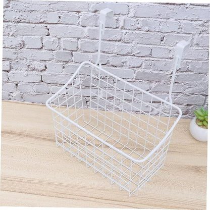 ULTECHNOVO Cabinet Storage Basket Door Hanging Organizer Rack for Kitchen Bathroom Office