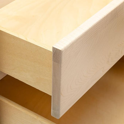 Quicklock RTA (Ready-to-Assemble) | Base Kitchen Cabinets - Shaker Style | Made in America (Raw Maple, 21" Wx34.5 Hx24 D Base)
