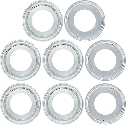 8 Pack 12 Inch Lazy Susan Turntable Bearing Plate, Heavy-Duty Lazy Susan Hardware for Kitchen, Furniture & DIY Projects, 1000lbs Capacity?Silver?