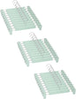 Skirt Hangers, Pants Hangers with Clips，360 ° Swivel Hooks Space Saving Hangers for Pants, Skirts, Clothes, Jeans (30 Pack, Light Green)