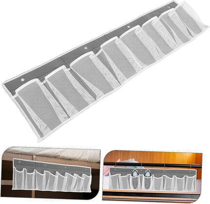 Zerodeko Extra Hanging Shoe Organizer for Rvs and Campers Wall Mounted Bedside Storage with Breathable Mesh Fabric Space-saving Design for Multiple of Shoes and Essentials