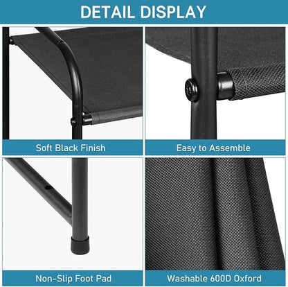KIMBORA 6 Tier Long Shoe Rack, Wide Shoe Storage Organizer Sturdy Sneaker Shelf for Floor, Bedroom 42 Pairs (Black)