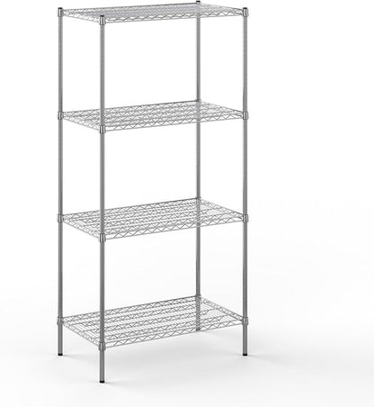 21" Deep x 36" Wide x 74" Height Wire Shelving Kit | 4-Tier | NSF Commercial Storage Rack Unit