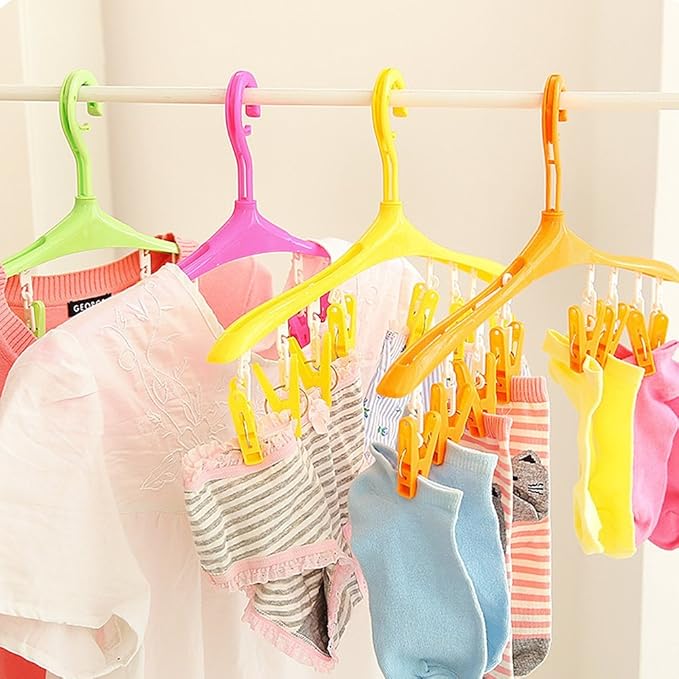 Multi Function Underwear Socks Home Closet Clothes Drying Hanger Racks 3Pcs Pack