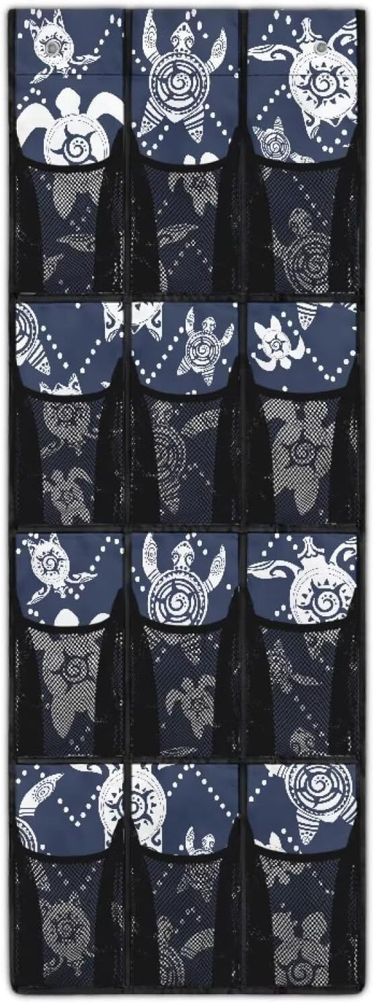 Retro Turtle Over the Door Organizer Hanging Shelves,Quick Dry Shoe Storage Hanging Bag,Small Hanging Shoe Rack for Closet,Stable Spice Rack for Kitchen,Organizer for Bathroom