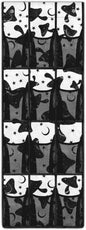 Generic Black Mushroom Bed Organizer Hanging Pocket Strong Door Storage Organizer Heavy Duty Over Door Storage Organizer with Waterproof Pockets for Dormitory Kitchen