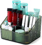 Grean Makeup Brush Holder Organizer for Vanity, Bathroom Countertop Organizer 5 Cups, Toiletry Organizer, Storage & Display for Skincare, Perfume, Hairbrush, Sunglasses & Desk Accessories