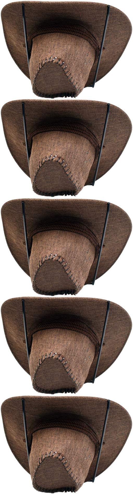 YYST Cowboy Hat Rack Holder Organizer Bracket 5/PK- No Cowboy Hat