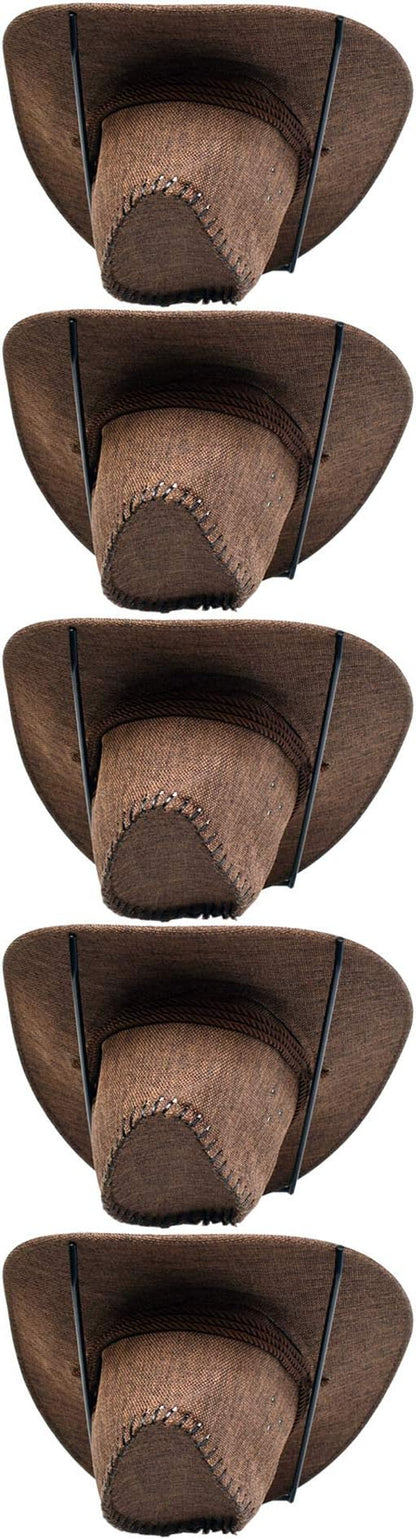 YYST Cowboy Hat Rack Holder Organizer Bracket 5/PK- No Cowboy Hat