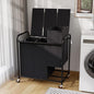 180L Laundry Sorter 3 Section – Heavy Duty Rolling Laundry Basket with Lockable Wheels and Lid, 3 Large Separate Removable Bags, Laundry Hamper Cart for Laundry Room Organizer