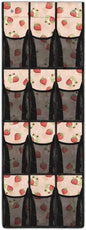 Strawberry Frogs Over the Door Shoe Organizer,Shoe Organizer Door Hanger,Space Saver Shoes Hanger Storage Organizer Bag