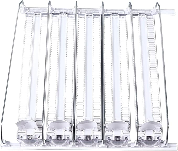 Adjustable Fridge Drink Dispenser Refrigerator Self Pushing Soda Can Organizer for Can (5PCS)