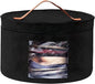 Color You Hat Box, Hat Storage Box 17" Diameter Hat Boxes for Women Men Storage Large Round Hat Travel Case with Dustproof Lid Travel Hat Box Stuffed Animal Toy Clothes Sheet Hat Organizer