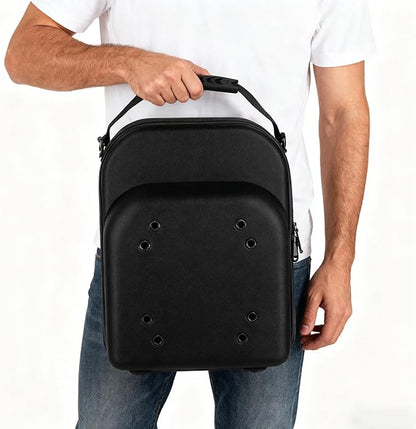 Hat Carrier & Washer Combo – Hard Travel Hat Case for 6 Baseball Caps, Adjustable Shoulder Strap & Handle, Durable Hat Organizer for Men，Women – Perfect Hat Carrier for Travel, Home，Outdoor