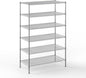24" Deep x 48" Wide x 74" Height Wire Shelving Kit | 6-Tier | NSF Commercial Storage Rack Unit
