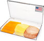 Pikanty Large Deli Meat Container for Refrigerator — Holds 3 Packs of Bacon, Cold Cuts, Sliced Cheese, Ham, Turkey or Salami, Airtight Hinged Lid, Dishwasher and Freezer Safe, Made in USA