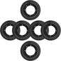 6 Packs 5.5'' Lazy Susan Hardware,Heavy Duty 5/16''Thick Turntable Bearing Swivel Pate for Rotating Table, Book Case, Serving Tray, Corner Shelves, Kitchen, DVD Tower, Shoe Rack, Black