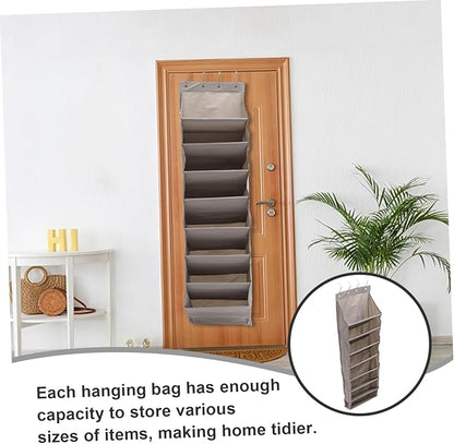 PRETYZOOM Door Back Hanging Storage Bag Over The Door Organizer Lightweight for Efficient Space Saving Home Organization for Shoes Miscellaneous Items