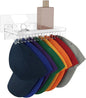 MAGTSMEI Multi-functional Baseball Hat Rack for Wall,Hat Organizer for Baseball Caps with Shelf,Over Door Hat Storage Holder Up to 16 Hats for Closet-Clear