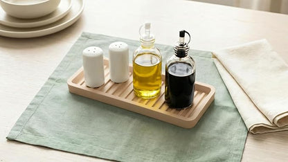 Silicone Sink and Surface Organizer Tray, Sponge Holder, Vanity Tray, Trivet, Heat Safe, Dishwasher Safe, for Bathroom and Kitchen Organization (Mocha, 9"x3.5")