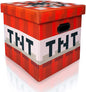 MINECRAFT TNT Block Storage Cube Organizer Storage Cube | TNT Block from Cubbies Storage Cubes | Organization Cubes | 15-Inch Square Bin with Lid