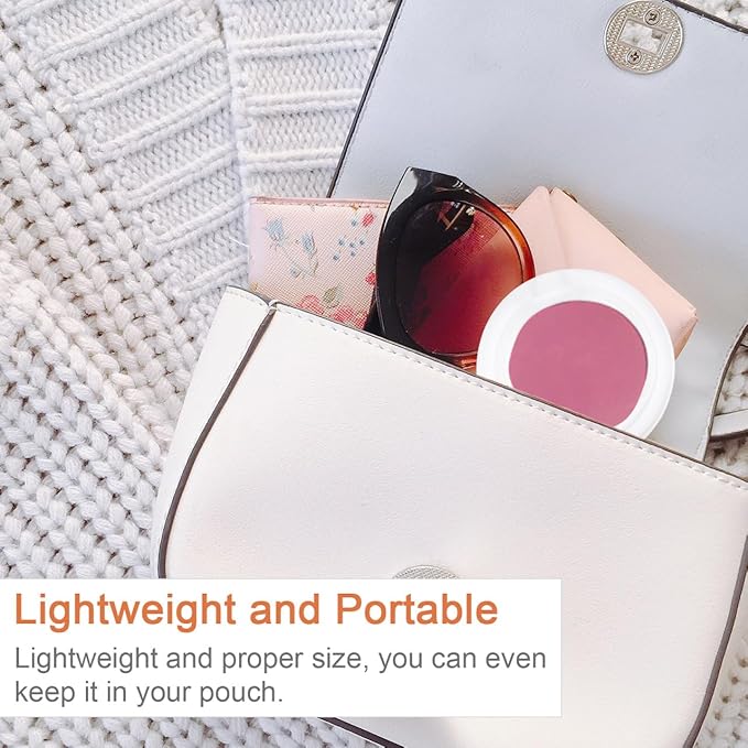 POPETPOP 8 Pack Empty Eyeshadow Storage Boxes Plastic Makeup Organizer Holder Compact Case for Travel and Home Cosmetic Display