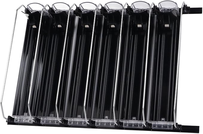 Wear Simple Can Dispenser Organizer with Adjustable Beverage Pusher for Refrigerator, Solution for Organizing Pantry Shelves (31cm)
