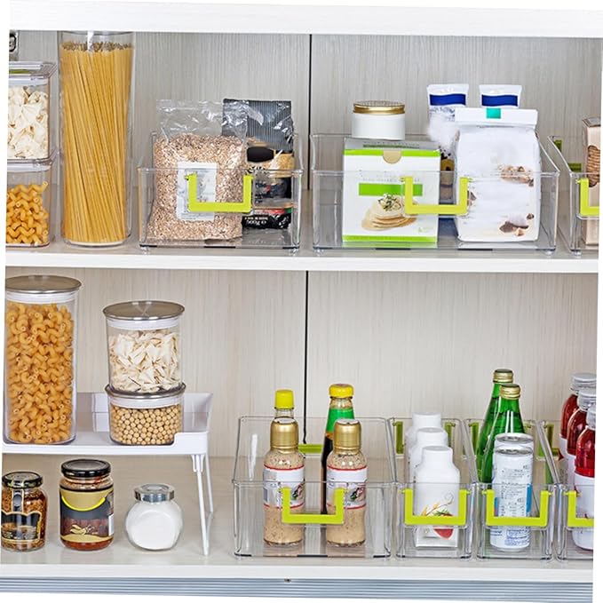 Mikinona 1pc Style Fridge Organizer Bin Refrigerator Storage Box for Food Fruits Vegetables and Beverages Material Healthy and Design