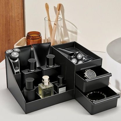 ZOCONE Cologne Organizer for Men, Perfume Stand Organizer, Dresser and Bathroom Organizers Countertop, Perfume Organizers for Mens Room Decor, Mens Bathroom Organizers and Storage, Cologne Shelf