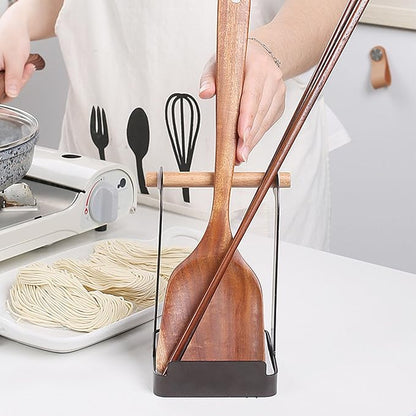 TOPINCN Pot Lid Holder, Multifunctional Pot Lid Ladle Holder Stand Kitchen Cookware Organizer Rack Spoon Rest Stand Cooking Utensil Rest, Cutting Board Rest Kitchen Utensils Drip Tray