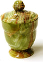 Nature Home Decor 549CG Classic Green Onyx Canister of Bathroom Accessories of Tasmanian Collection