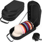 GERMUN Hard baseball hat case, Hat Carrier Travel Case with Adjustable Shoulder Strap, Hat cap case for 12 Baseball Caps - Perfect for Traveling & At-Home Storage (Black)