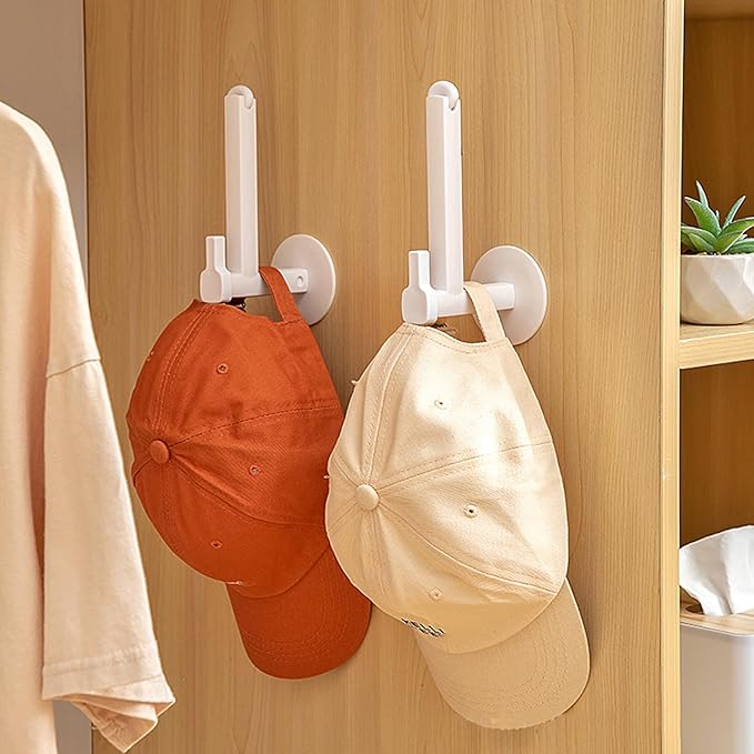 4-Pack Adhesive Headband Holder Organizer, Stretchable Wall Scrunchie Storage for Hair Ties, Hairbands, Claw Clips, Hair Brushes, Makeup Accessories, White