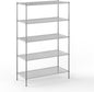24" Deep x 54" Wide x 86" Height Wire Shelving Kit | 5-Tier | NSF Commercial Storage Rack Unit