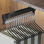 XLTFUC Extendable Hanger with Rails 30-60 Cm, Wardrobe Trousers and Coat Organizer, Load Capacity 25 Kg (Size : 600mm/23.6inch)