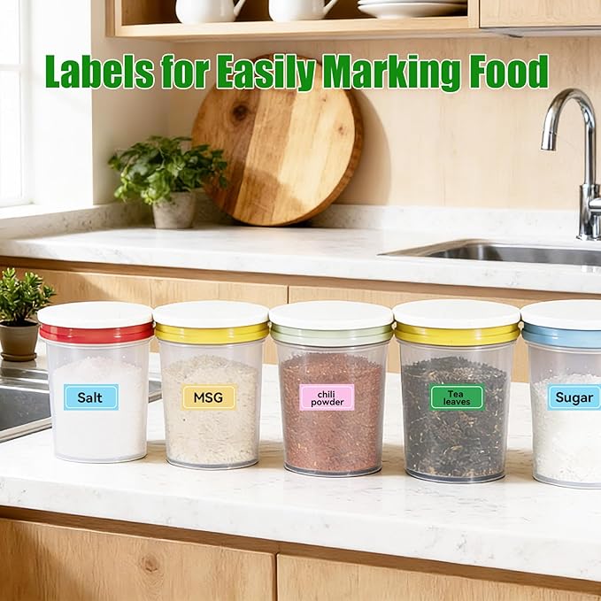12 Pack 8.8oz Plastic Food Storage Containers with Lids, Small Meal Prep Container Jars for Food, Salad, Soup, Snack, Freezer & Lunch