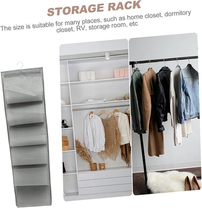 OUNONA Shoe Organizer for Closet Hanging Storage Bag Dorm Storage Organizer Space Saver