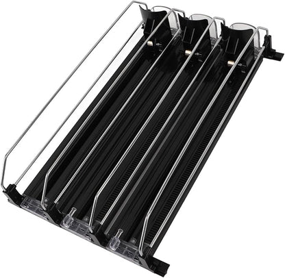 Zerodis Food Storage Packaging Automatic Pusher Glide Self Pushing Soda Can Dispenser Pushing Drink Organizer Self Pushing Soda Can Dispenser Fridge Drink Dispenser Fridge Self 3Pcs Soda