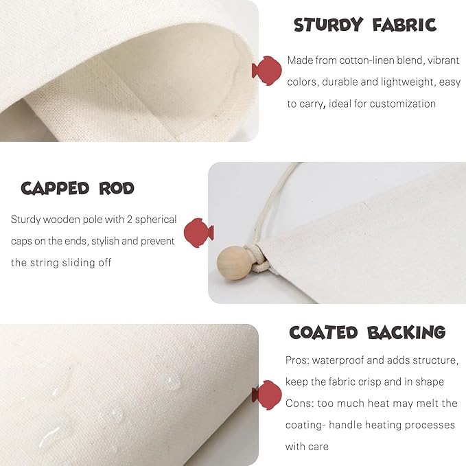 RUNROLE 8 Inch Narrow Fish Extender to Right Fit the Cabin Door - 1, 2, 3, 4, 5 Pocket, Blank White for Easy Customization, 2026 &2027 FE for Gift Exchanges and Pixie Dust