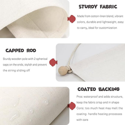 RUNROLE 8 Inch Narrow Fish Extender to Right Fit the Cabin Door - 1, 2, 3, 4, 5 Pocket, Blank White for Easy Customization, 2026 &2027 FE for Gift Exchanges and Pixie Dust
