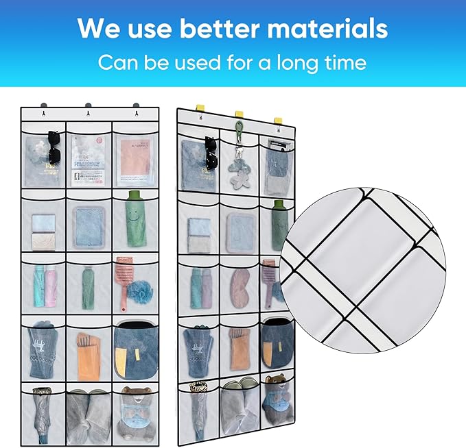 Magnetic Cruise Door Organizer,15 Large Durable Pockets，Upgrade Over The Door Organizer For Cruise Ships,Cruise Essentials 2026，Shoe Rack For Door,3 Strong Anti-Scratch Magnets, 9 Hooks