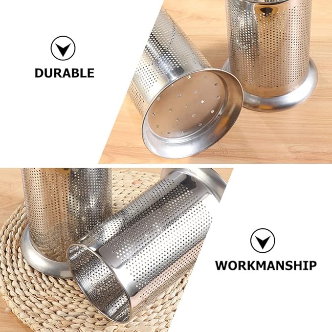Cabilock 2Pcs Stainless Steel Chopstick Cages with Mesh Design Kitchen Tableware Drying Racks Holders for Utensils Premium Kitchen Supplies