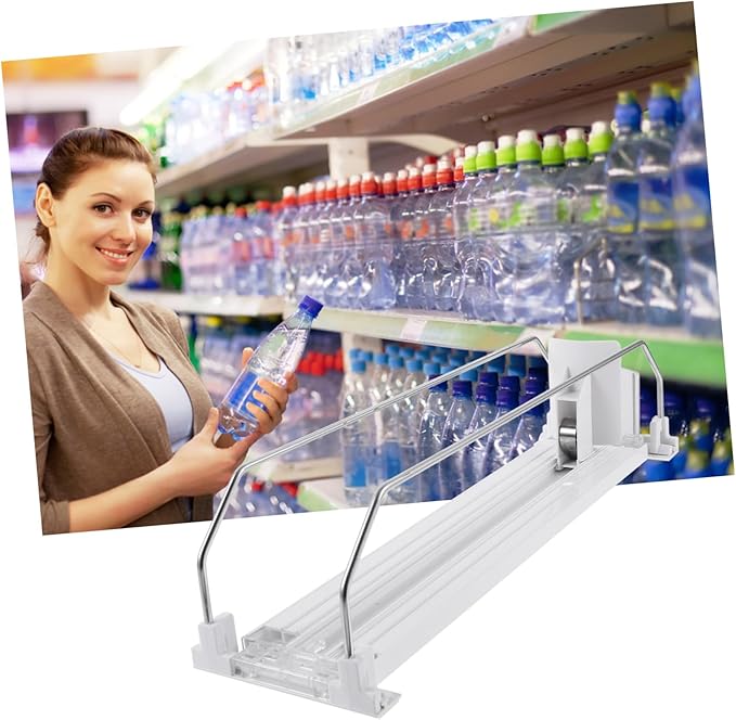 Beverage Dispenser Spigot Drink Organizer Drink Propeller Bottle Can Organizer Shelf Pusher Machine
