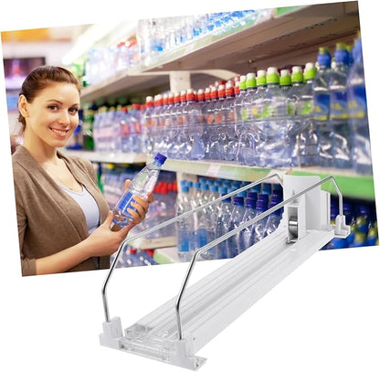 Beverage Dispenser Spigot Drink Organizer Drink Propeller Bottle Can Organizer Shelf Pusher Machine