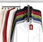 HUITEM Clothes Hangers Space Saving Hangers, 6 Tier Non Slip Shirt Hangers with Foam Padding, Space Saving Coat Hanger Closet Organizers and Storage for Shirts, Sweaters, T-Shirts, Jackets, 3 Pack