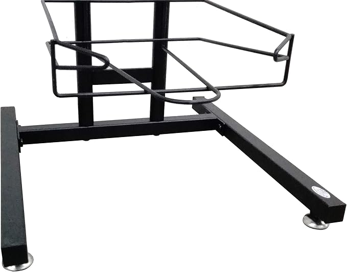 FixtureDisplays 12-Tier Hat Display Rack 12.5" Wide x 75" high x 14.5" deep 18165-BLACK-NEW-NPF