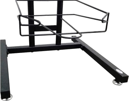 FixtureDisplays 12-Tier Hat Display Rack 12.5" Wide x 75" high x 14.5" deep 18165-BLACK-NEW-NPF