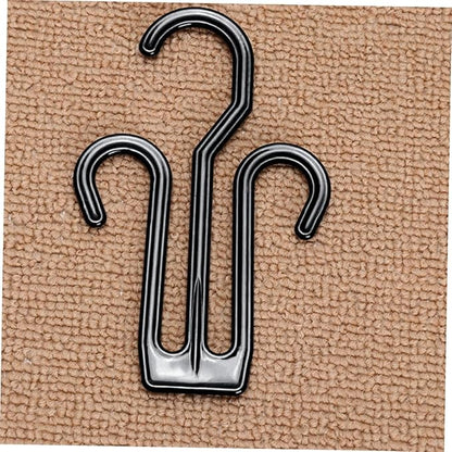 Unomor 25Pcs Multifunctional Hanging Shoe Hanger Drying Rack for Slippers Sports Shoes Boots Sturdy Plastic Design with Easy Drainage for Home Closet Laundry Storage